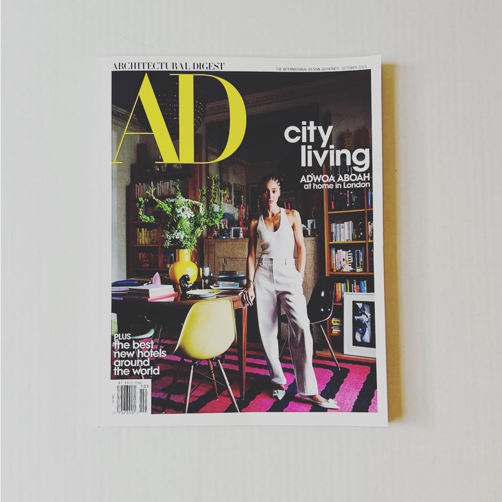 ⭐️5 For 25⭐️ Architectural Digest Magazine - October 2023 - Adwoa Aboah